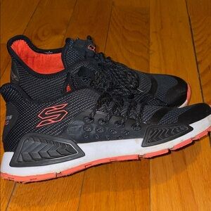 Skechers Kinectors Sneakers Blue Black Athletic Shoes Size 5 UK 4 Great for teen